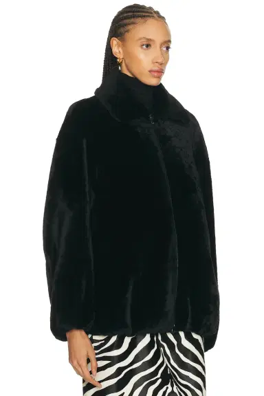 Nour Hammour Plush Bomber Jacket | Thumbnail 3 Nour Hammour Plush Bomber Jacket | Thumbnail 3