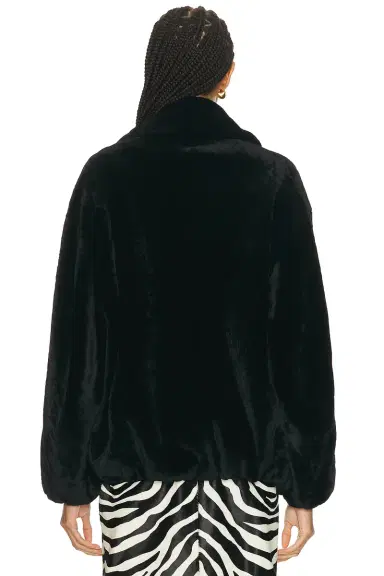 Nour Hammour Plush Bomber Jacket | Thumbnail 4 Nour Hammour Plush Bomber Jacket | Thumbnail 4