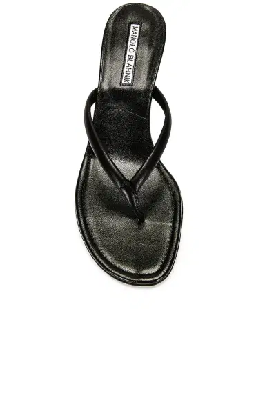 Manolo Blahnik Paterno 50 Leather Sandal | Thumbnail 4