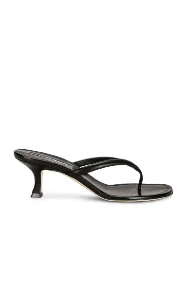 Manolo Blahnik Paterno 50 Leather Sandal | Thumbnail 1