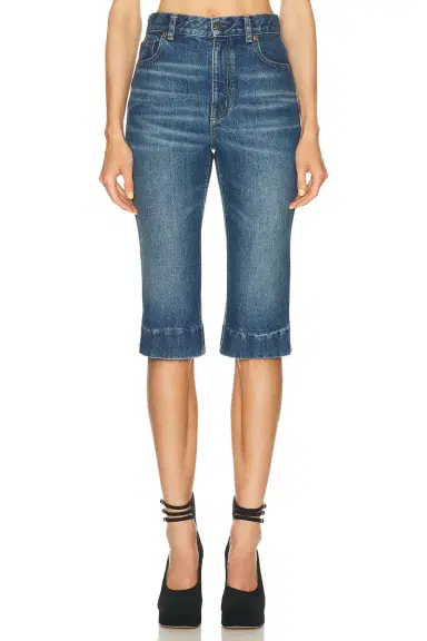 Chloé Denim Capri Pant | Thumbnail 1 Chloé Denim Capri Pant | Thumbnail 1