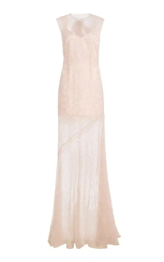 Alejandra Alonso Rojas Exclusive Lace Overlay Gown