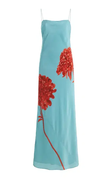 SIR. Amelie Silk Maxi Slip Dress | Thumbnail 1
