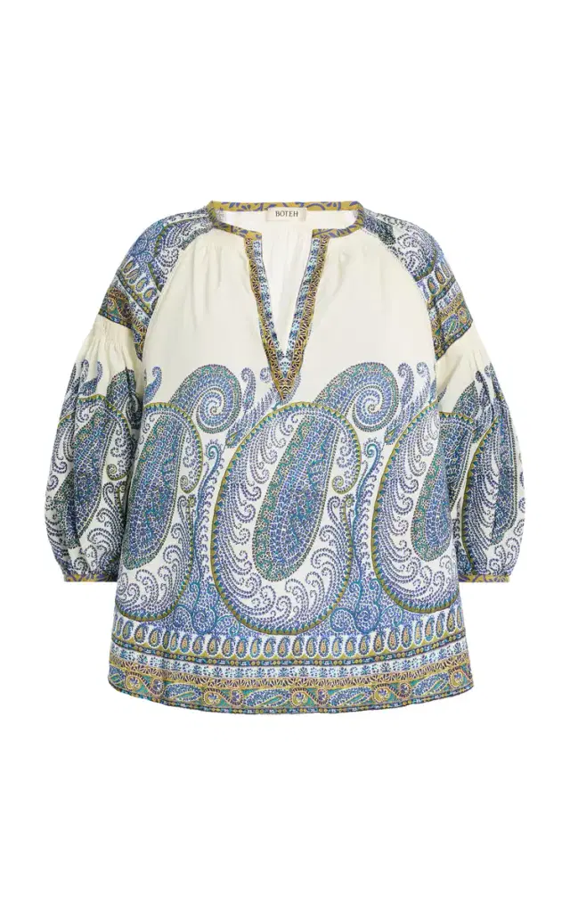 Boteh Arcadia Paisley Smock Blouse