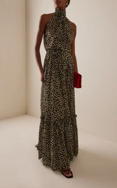 FRANÇOISE Jade Cotton-Silk Maxi Skirt | Thumbnail 2 FRANÇOISE Jade Cotton-Silk Maxi Skirt | Thumbnail 2