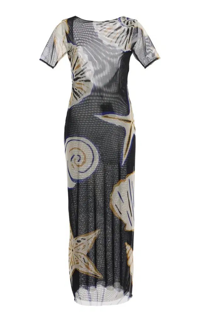 Ava Stretch-Knit Midi Dress