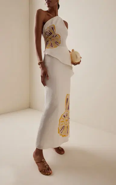 Cala de la Cruz Exclusive Tua Linen Maxi Skirt | Thumbnail 2