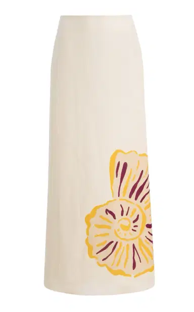 Cala de la Cruz Exclusive Tua Linen Maxi Skirt | Thumbnail 1