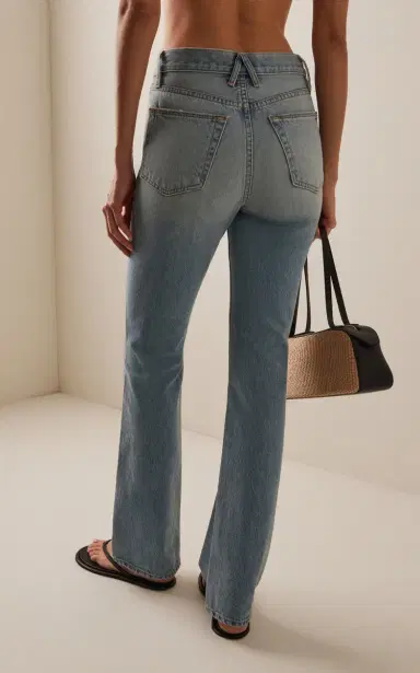SLVRLAKE Jade Rigid High-Rise Slim Bootcut Jeans | Thumbnail 4