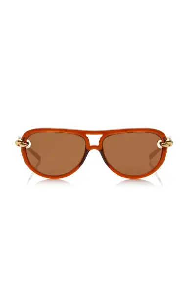 Bottega Veneta Aviator-Frame Acetate Sunglasses | Thumbnail 4 Bottega Veneta Aviator-Frame Acetate Sunglasses | Thumbnail 4