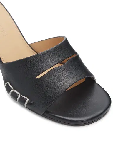 JW Anderson Women's 70MM Loafer Leather Mules - Black | Thumbnail 5 JW Anderson Women's 70MM Loafer Leather Mules - Black | Thumbnail 5