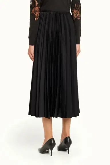 Jason Wu Collection CREPE SATIN PLEATED MIDI SKIRT | Thumbnail 3 Jason Wu Collection CREPE SATIN PLEATED MIDI SKIRT | Thumbnail 3