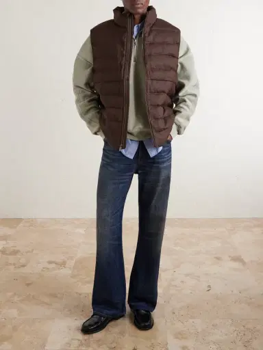 Polo Ralph Lauren The Colden Logo-Embroidered Quilted Linen Vest - Men | Thumbnail 2