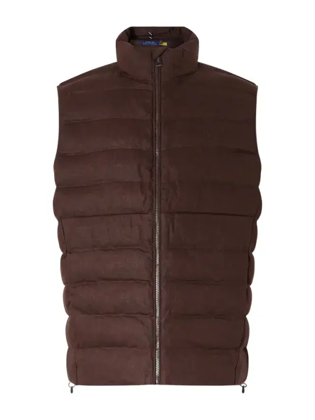 The Colden Logo-Embroidered Quilted Linen Vest - Men The Colden Logo-Embroidered Quilted Linen Vest - Men