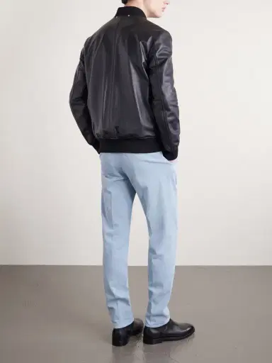 Slowear Tapered Pleated Cotton-Blend Gabardine Trousers - Men | Thumbnail 4