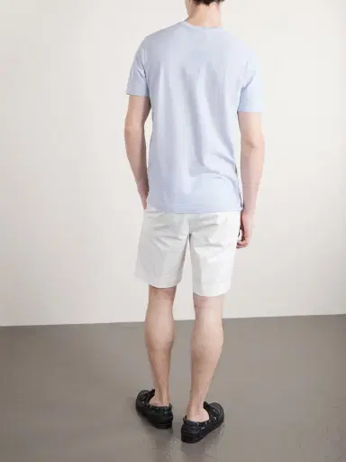 Slowear Slim-Fit Cotton-Blend Gabardine Chino Shorts - Men | Thumbnail 4