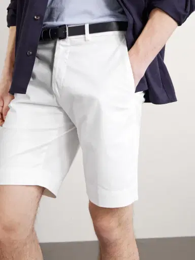 Slowear Slim-Fit Cotton-Blend Gabardine Chino Shorts - Men | Thumbnail 6
