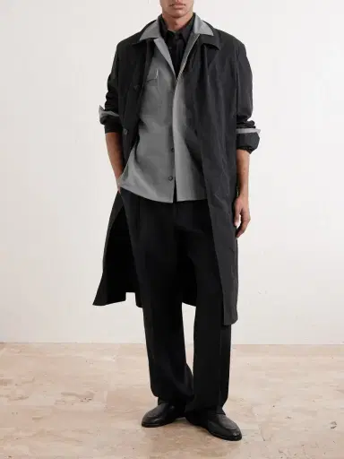 ELEVENTY Wool-Blend Flannel Overshirt - Men | Thumbnail 2