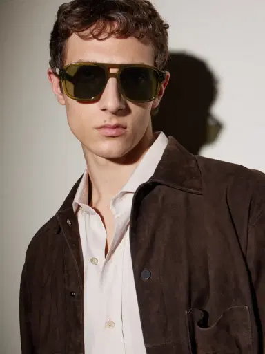 Saint Laurent Aviator-Style Silver-Tone and Acetate Sunglasses - Men | Thumbnail 2 Saint Laurent Aviator-Style Silver-Tone and Acetate Sunglasses - Men | Thumbnail 2