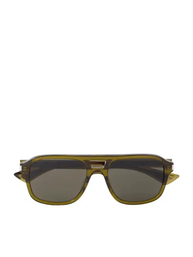 Aviator-Style Silver-Tone and Acetate Sunglasses - Men Aviator-Style Silver-Tone and Acetate Sunglasses - Men