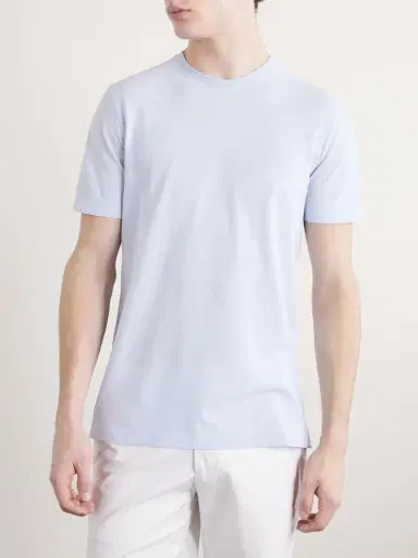 Slowear Slim-Fit Cotton-Jersey T-Shirt - Men | Thumbnail 3 Slowear Slim-Fit Cotton-Jersey T-Shirt - Men | Thumbnail 3