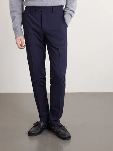 Slowear Tapered Virgin Wool-Blend Suit Trousers - Men | Thumbnail 3