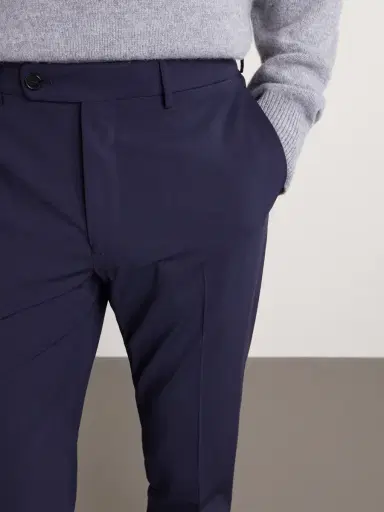 Slowear Tapered Virgin Wool-Blend Suit Trousers - Men | Thumbnail 6