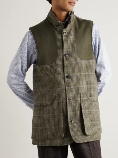 Purdey Wool-Tweed Gilet - Men | Thumbnail 3
