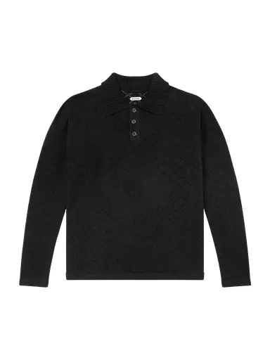 BODE Anisette Pointelle-Knit Cotton Polo Shirt - Men | Thumbnail 1