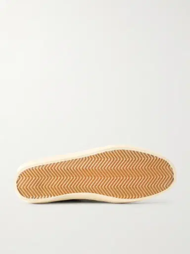Golden Goose Soul Star Leather-Trimmed Suede Sneakers - Men | Thumbnail 3