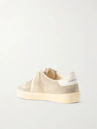 Golden Goose Soul Star Leather-Trimmed Suede Sneakers - Men | Thumbnail 4
