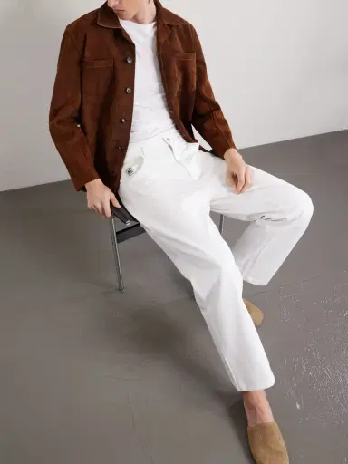 BODE Knolly Brook Straight-Leg Cotton-Twill Trousers - Men | Thumbnail 6