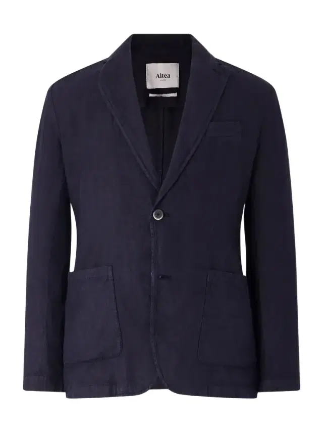 Altea Aaron Garment-Dyed Linen Blazer - Men