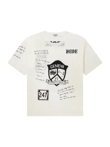 BODE Camp Crest Printed Cotton-Jersey T-Shirt - Men | Thumbnail 1 BODE Camp Crest Printed Cotton-Jersey T-Shirt - Men | Thumbnail 1