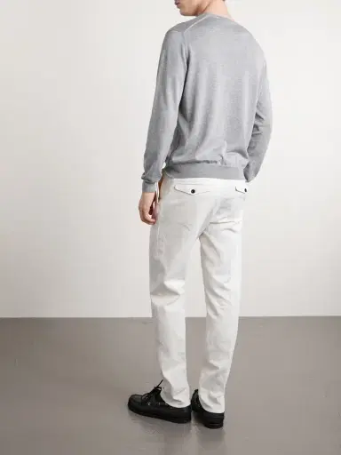 Slowear Cotton and Silk-Blend Sweater - Men | Thumbnail 4 Slowear Cotton and Silk-Blend Sweater - Men | Thumbnail 4