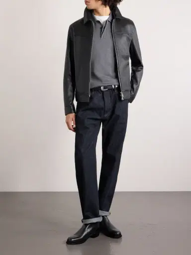MR P. Silk and Cotton-Blend Polo Shirt - Men | Thumbnail 2