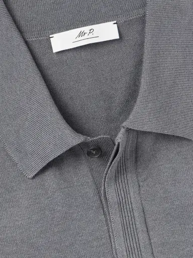 MR P. Silk and Cotton-Blend Polo Shirt - Men | Thumbnail 6