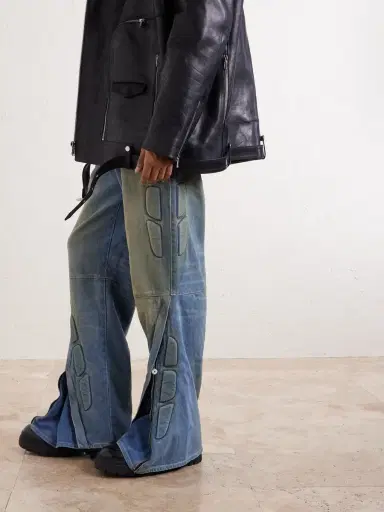 Satoshi Nakamoto Enduro Straight-Leg Padded Jeans - Men | Thumbnail 5