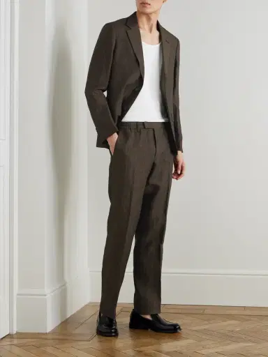 MR P. Striped Linen Suit Jacket - Men | Thumbnail 2 MR P. Striped Linen Suit Jacket - Men | Thumbnail 2