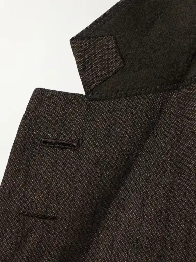 MR P. Striped Linen Suit Jacket - Men | Thumbnail 6 MR P. Striped Linen Suit Jacket - Men | Thumbnail 6