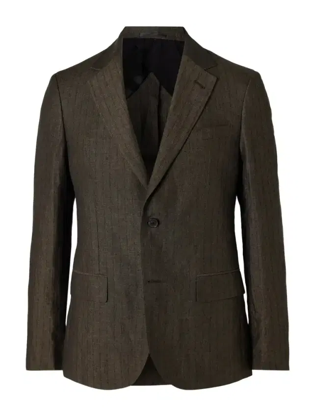 MR P. Striped Linen Suit Jacket - Men
