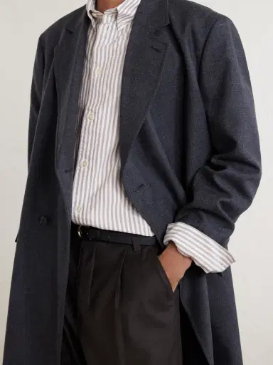 NN07 Colby 5910 Button-Down Collar Logo-Embroidered Striped Organic Cotton Shirt - Men | Thumbnail 5 NN07 Colby 5910 Button-Down Collar Logo-Embroidered Striped Organic Cotton Shirt - Men | Thumbnail 5