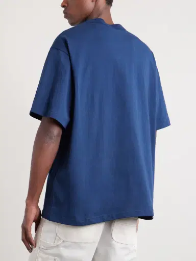 Sacai Carhartt WIP Logo-Appliquéd Cotton-Jersey T-Shirt - Men | Thumbnail 4