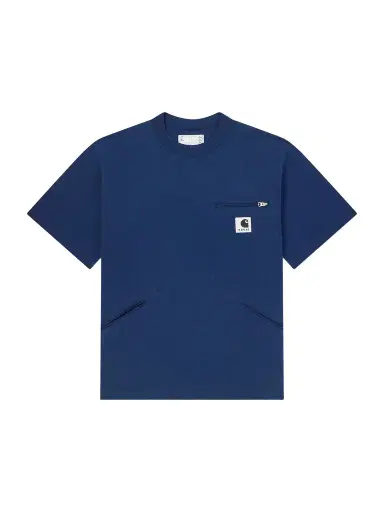 Sacai Carhartt WIP Logo-Appliquéd Cotton-Jersey T-Shirt - Men | Thumbnail 1