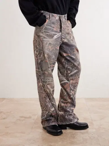 Satoshi Nakamoto Enduro Straight-Leg Padded Camouflage-Print Jeans - Men | Thumbnail 3 Satoshi Nakamoto Enduro Straight-Leg Padded Camouflage-Print Jeans - Men | Thumbnail 3