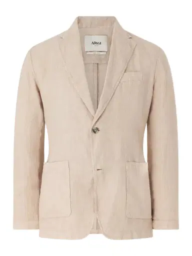 Altea Aaron Garment-Dyed Linen Blazer - Men | Thumbnail 1 Altea Aaron Garment-Dyed Linen Blazer - Men | Thumbnail 1