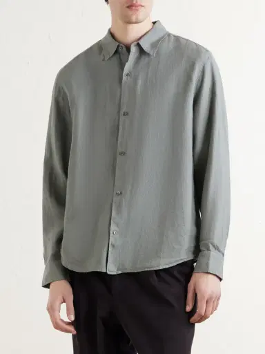 MR P. Garment-Dyed Linen Shirt - Men | Thumbnail 3 MR P. Garment-Dyed Linen Shirt - Men | Thumbnail 3