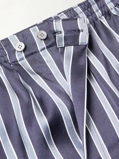 Derek Rose Brindisi 123 Striped Silk-Satin Boxer Shorts - Men | Thumbnail 2 Derek Rose Brindisi 123 Striped Silk-Satin Boxer Shorts - Men | Thumbnail 2