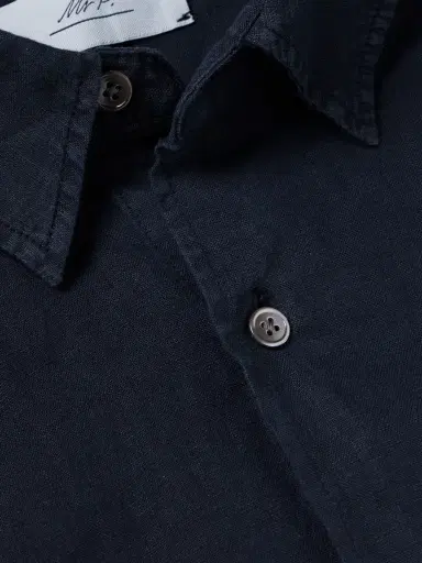 MR P. Garment-Dyed Linen Shirt - Men | Thumbnail 4