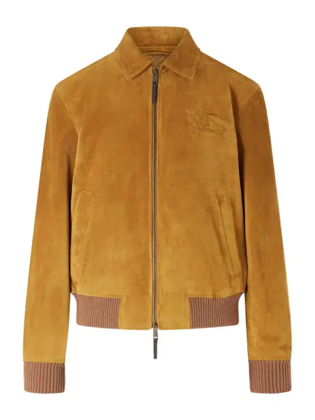 Burberry Logo-Appliquéd Suede Harrington Jacket - Men